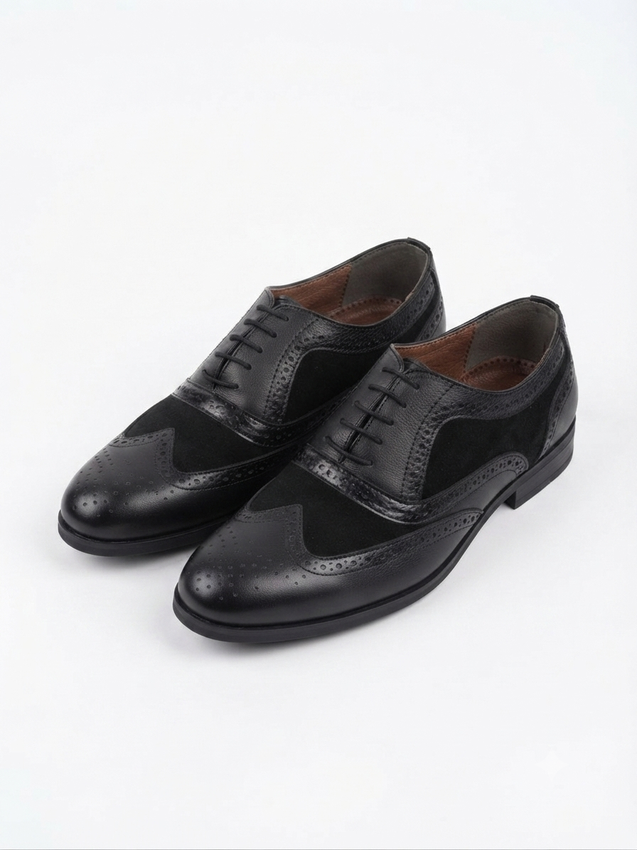 Classic Wingtip Oxford Shoes for Men | Premium Leather Dress Shoes | Tarazi