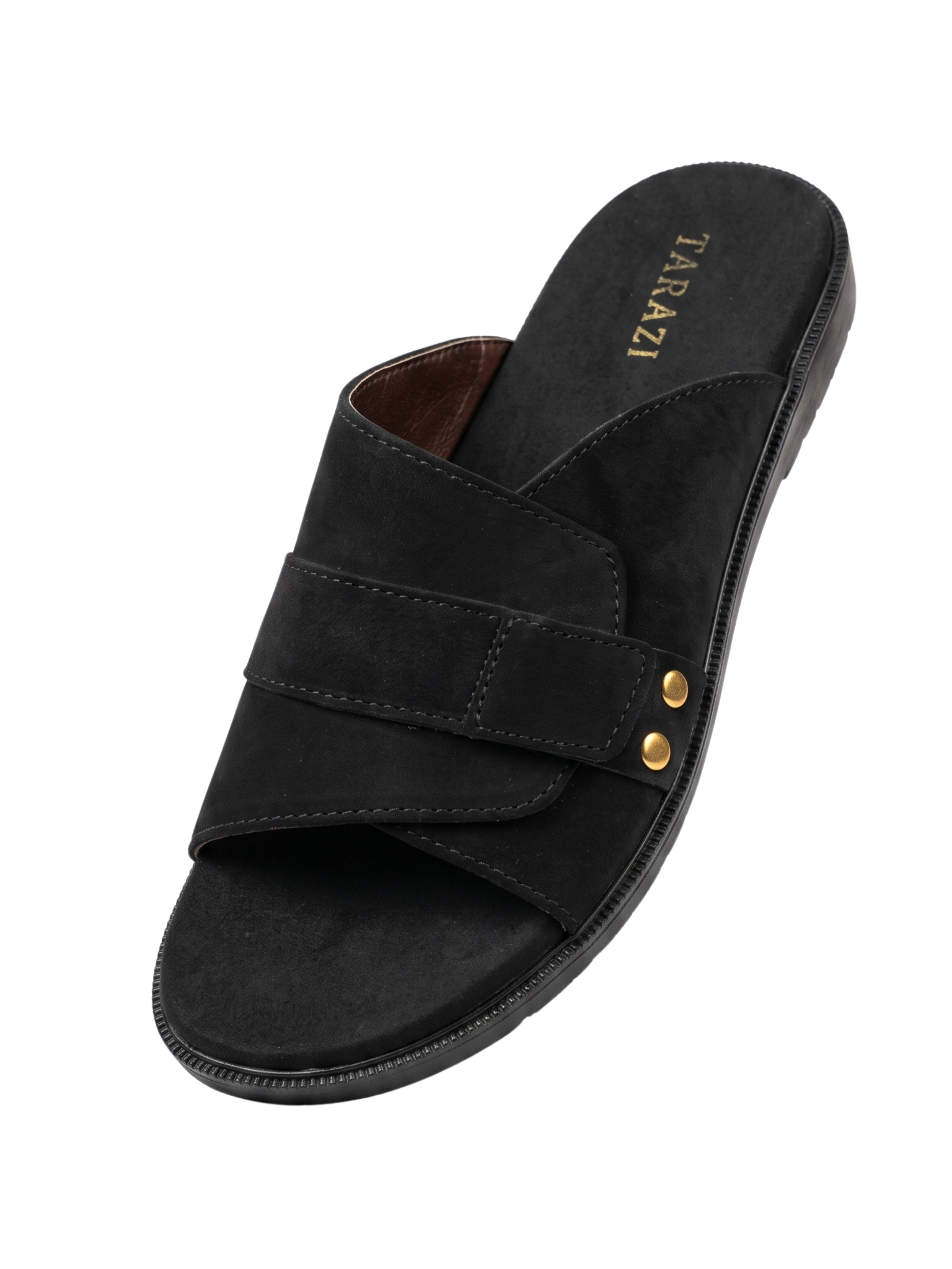 TARAZI DRIOD SLIPPER – Premium Black Men's Slippers in Pakistan