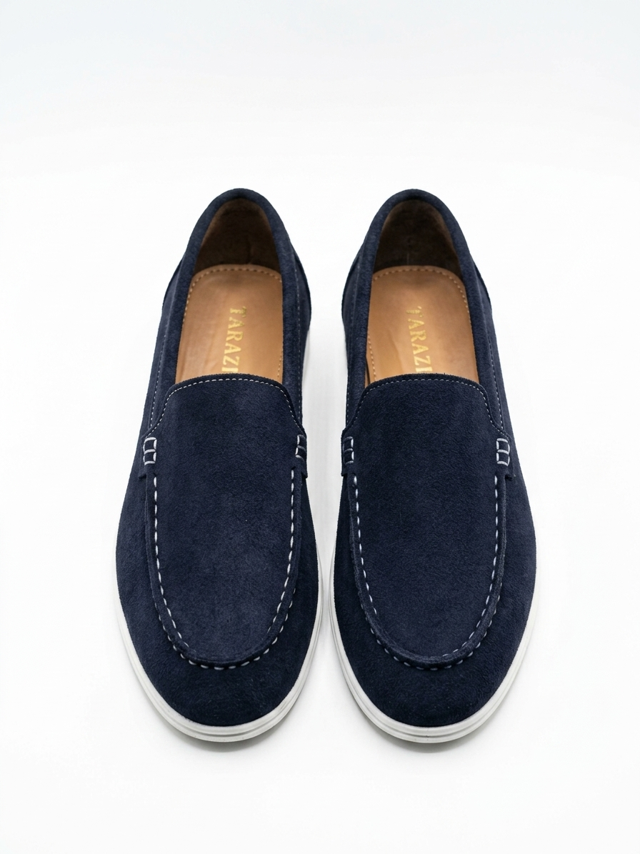 Tarazi Loro Piana Style Suede Loafers