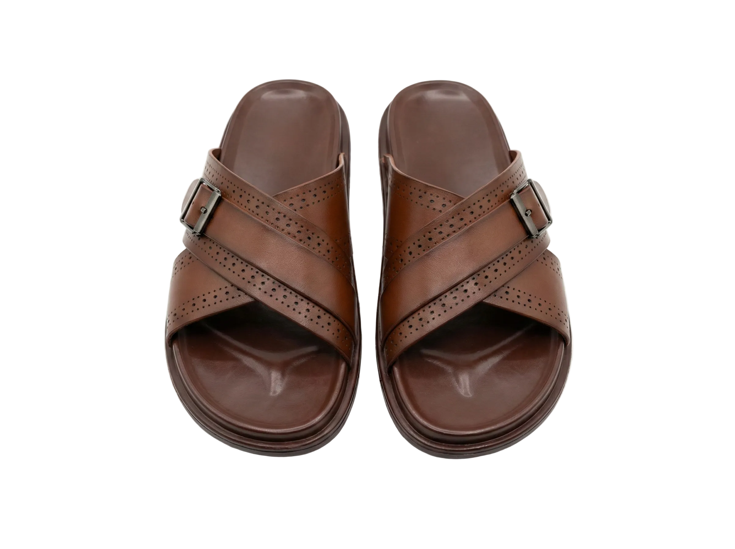 MENS - LEATHER SLIPPER