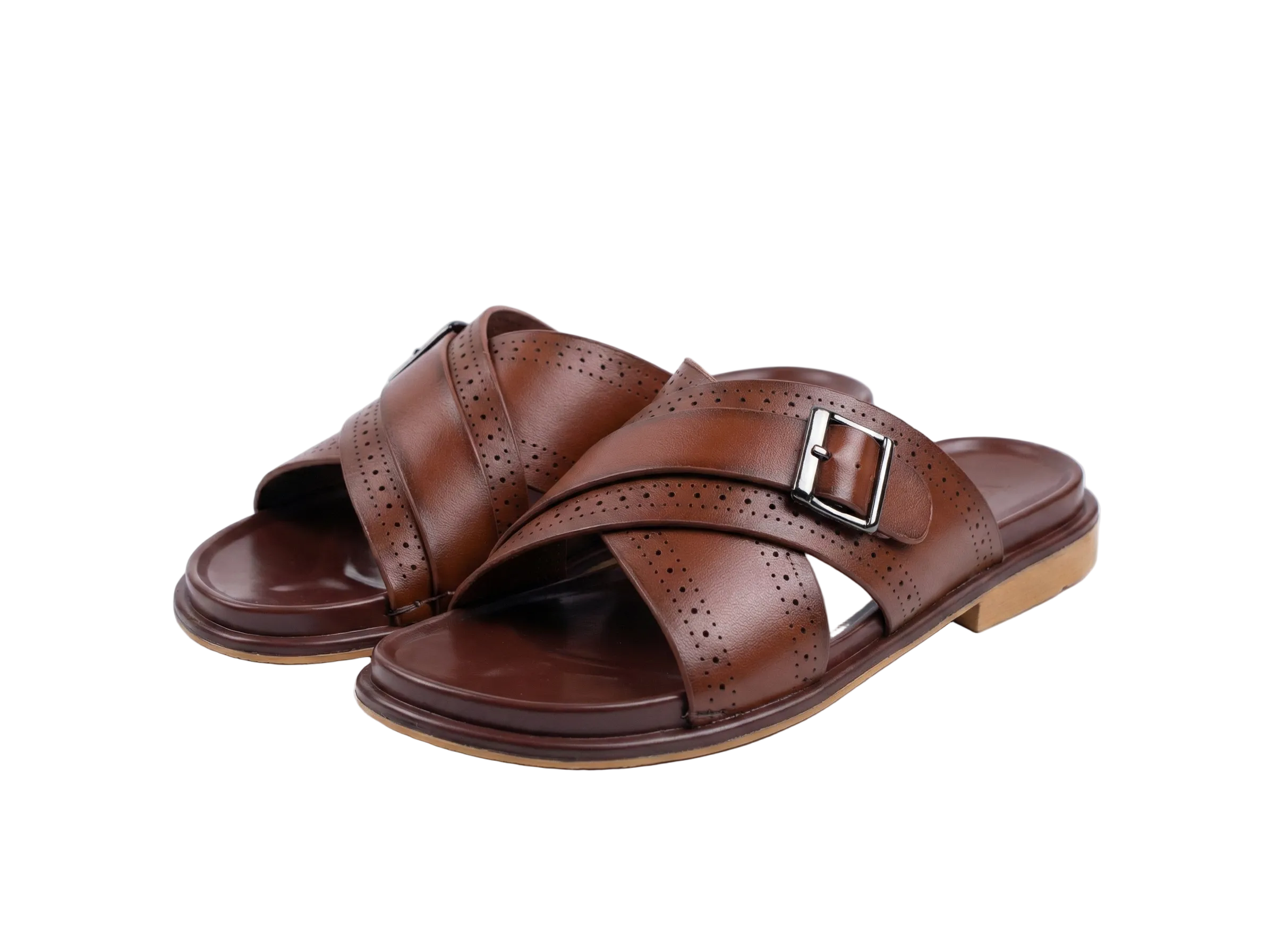 MENS - LEATHER SLIPPER