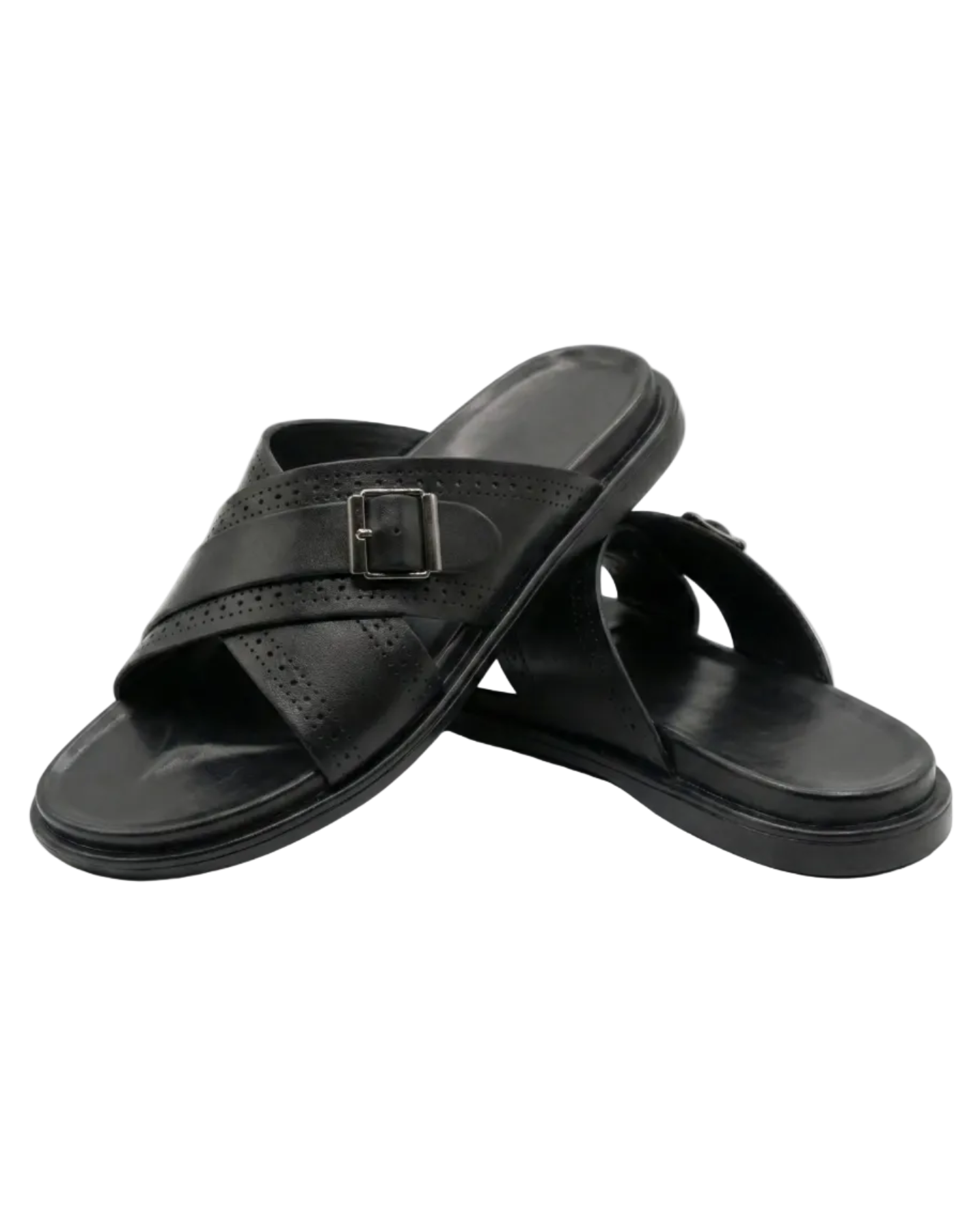 MENS - LEATHER SLIPPER