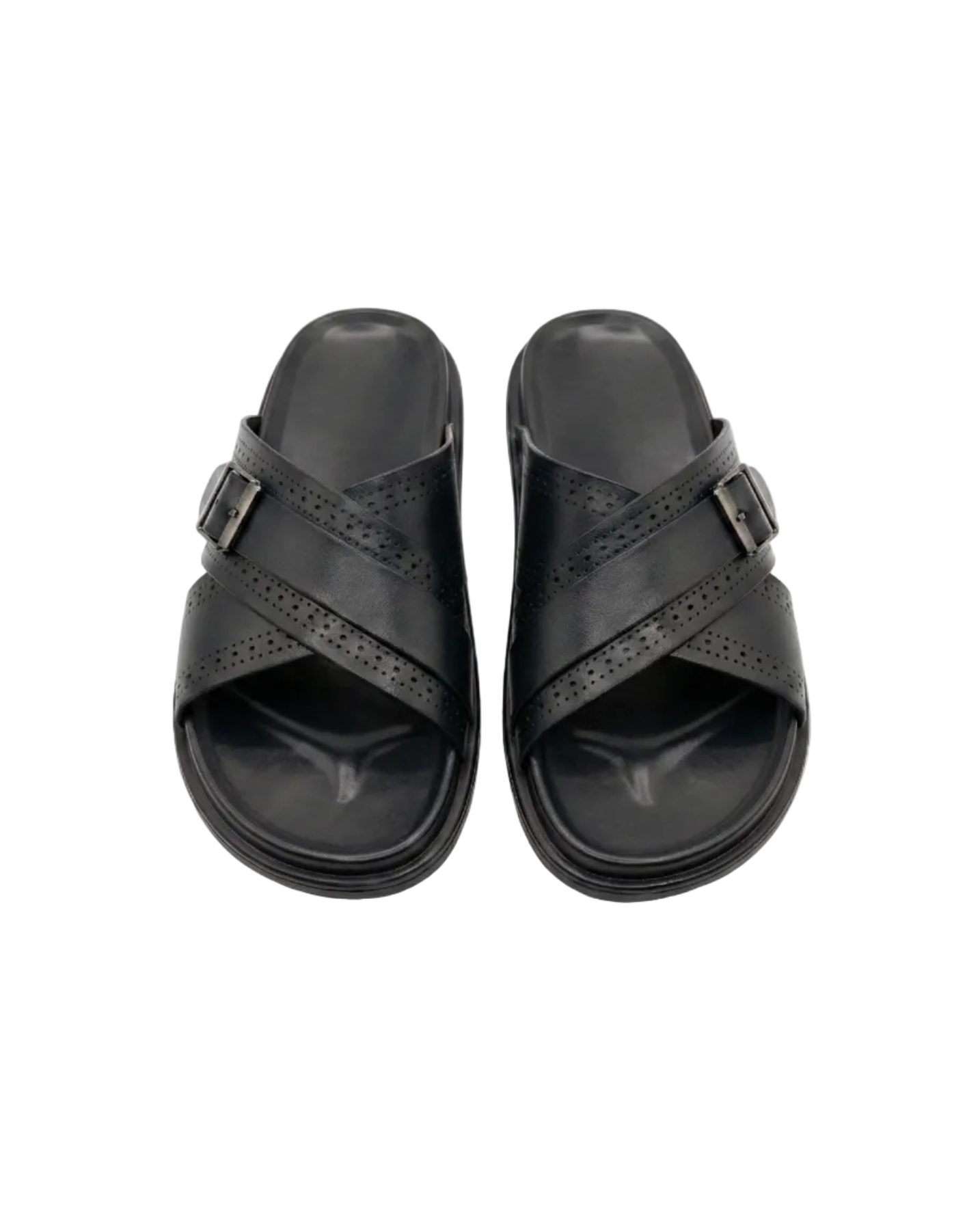 MENS - LEATHER SLIPPER