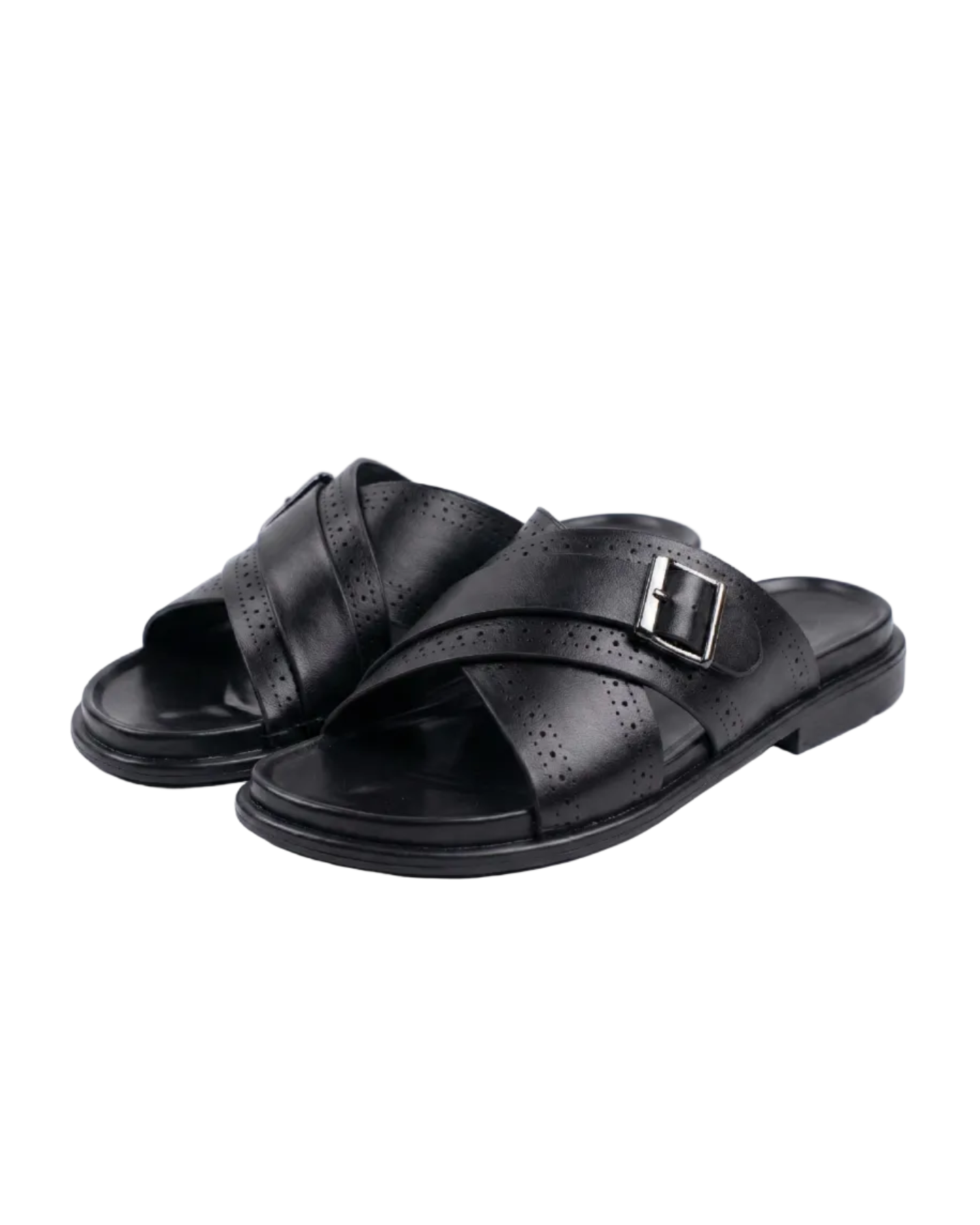 MENS - LEATHER SLIPPER