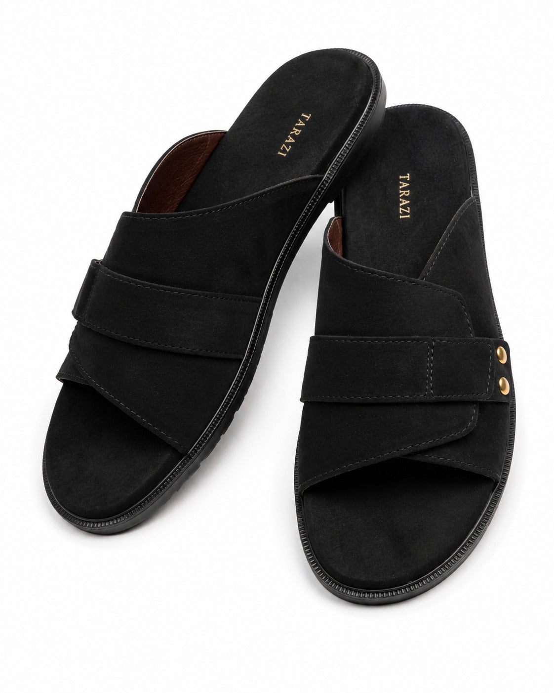 TARAZI DRIOD SLIPPER – Premium Black Men's Slippers in Pakistan