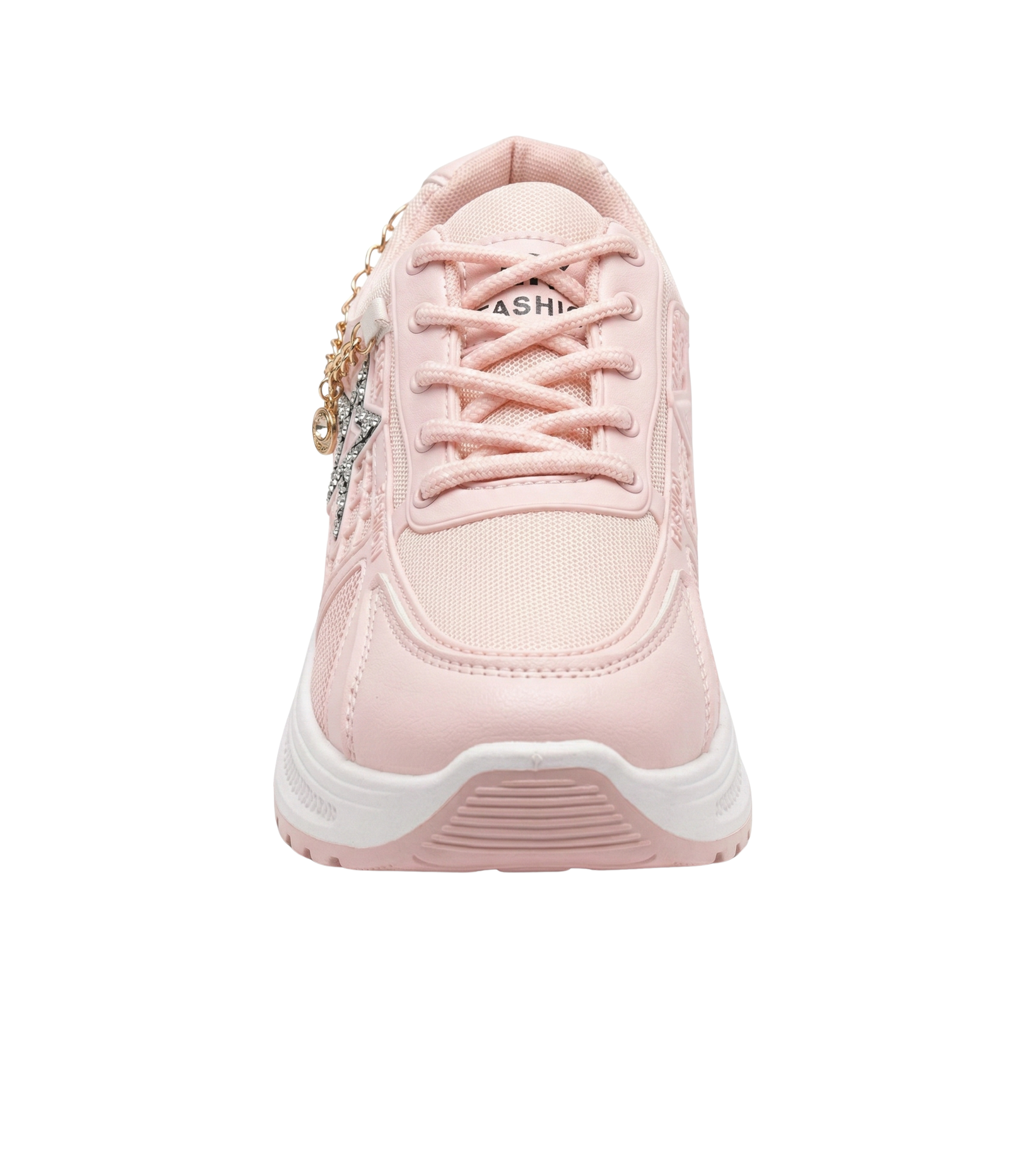 Pink Fashion Sneaker with Chain for women